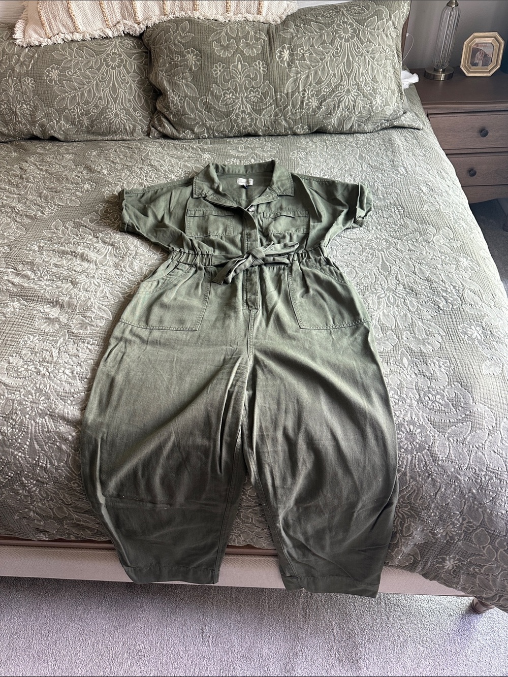 Universal Thread Olive Green Utility Jumpsuit